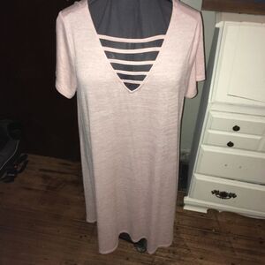 Lane Bryant cutout neckline loungewear dress